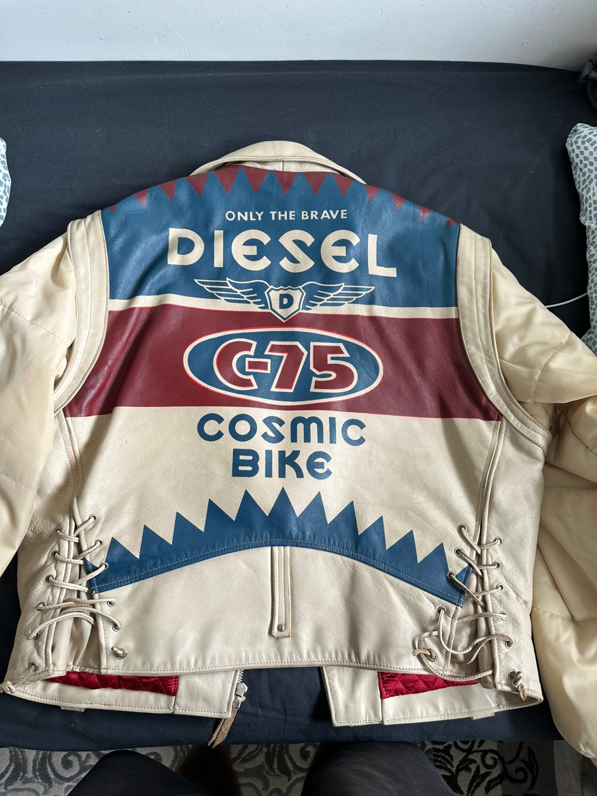 Diesel leather jas, Ophalen of Verzenden, Tweedehands, Jas | leer