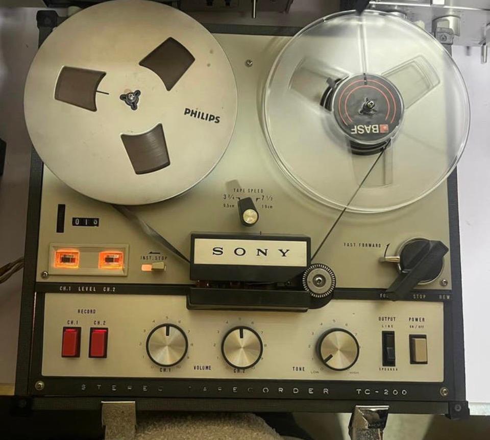 Sony TC-200 bandrecorder – werkend, Ophalen of Verzenden, Bandrecorder