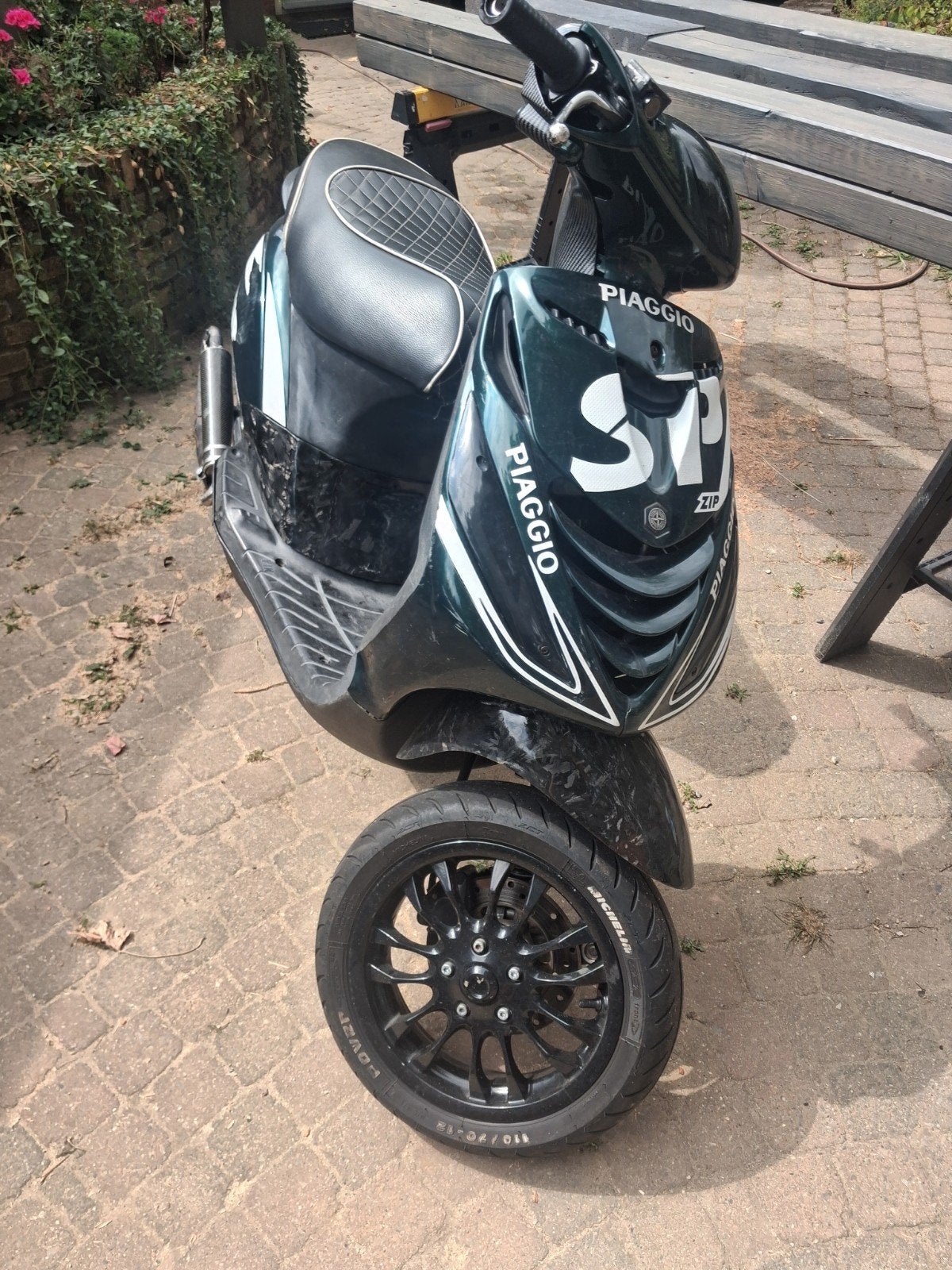 Piaggio Zip 70cc Bromscooter - Schade na ongeluk, Fietsen en Brommers, Brommers | Schadebrommers, Ophalen of Verzenden, Maximaal 45 km/u