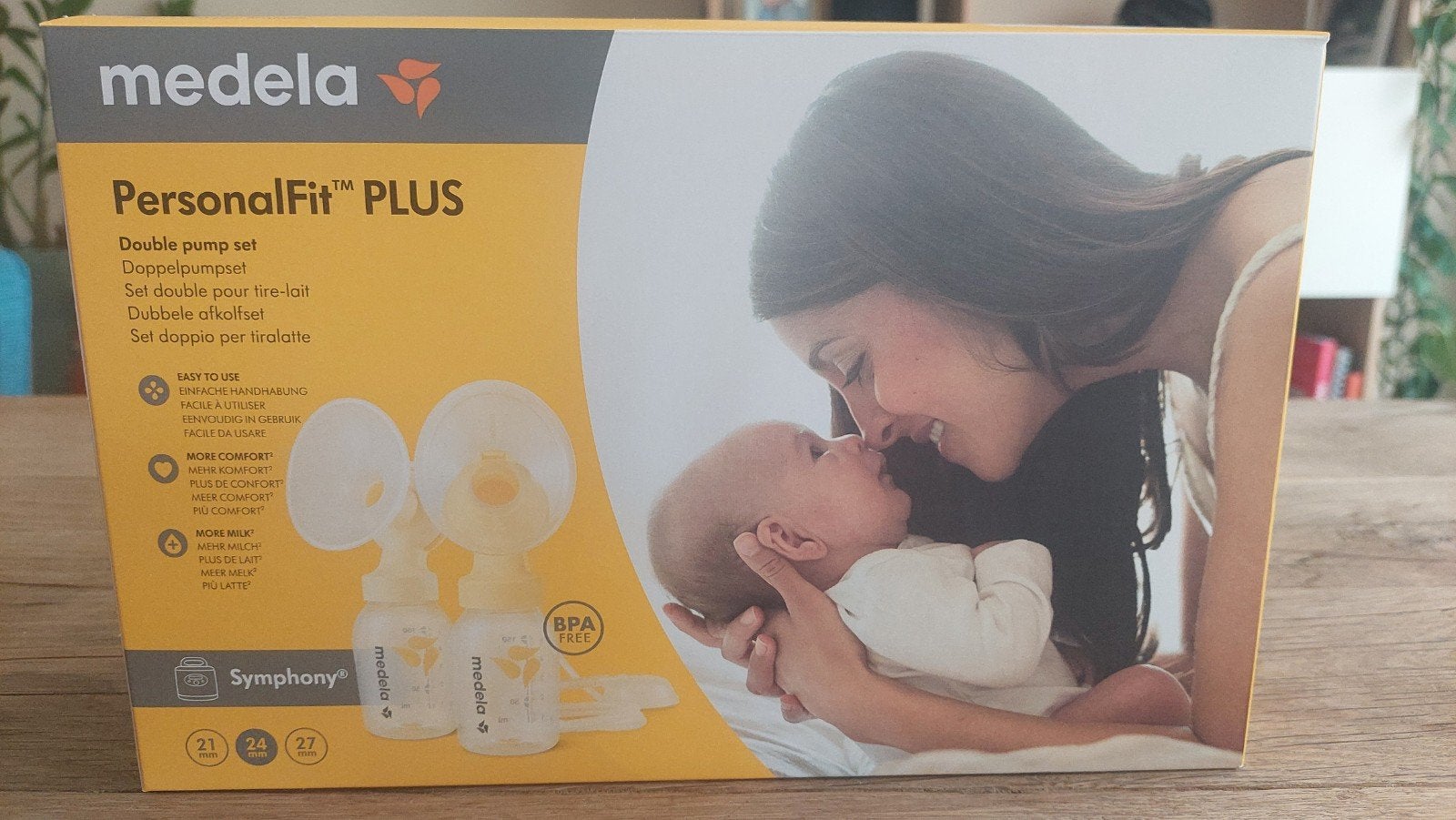 Medela dubbele afkolfset (PersonalFit Plus) 24mm, Ophalen, Zo goed als nieuw