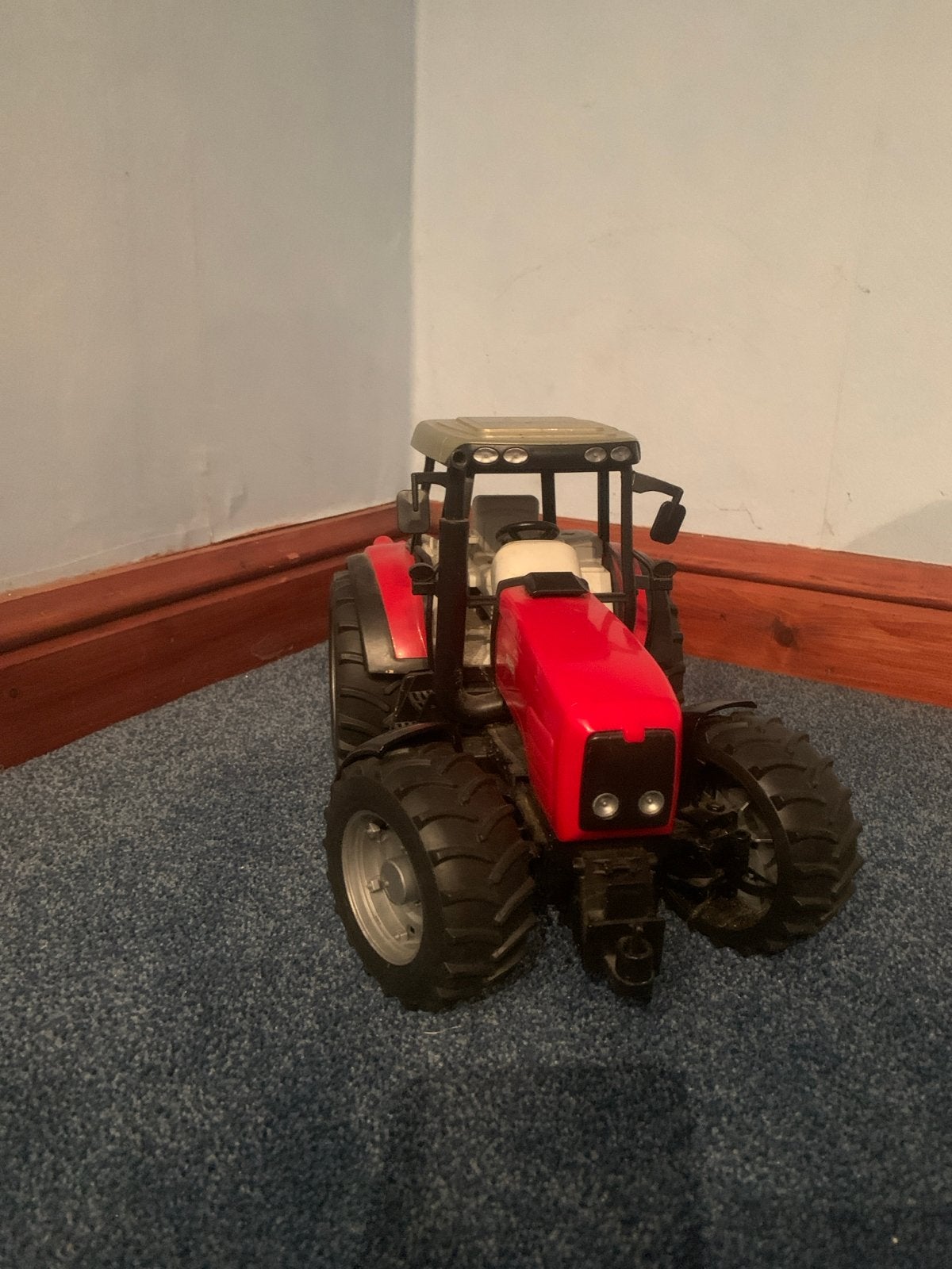 Rode speelgoedtractor - Schaalmodel 7480 - Bruder speelgoed, Ophalen, Gebruikt