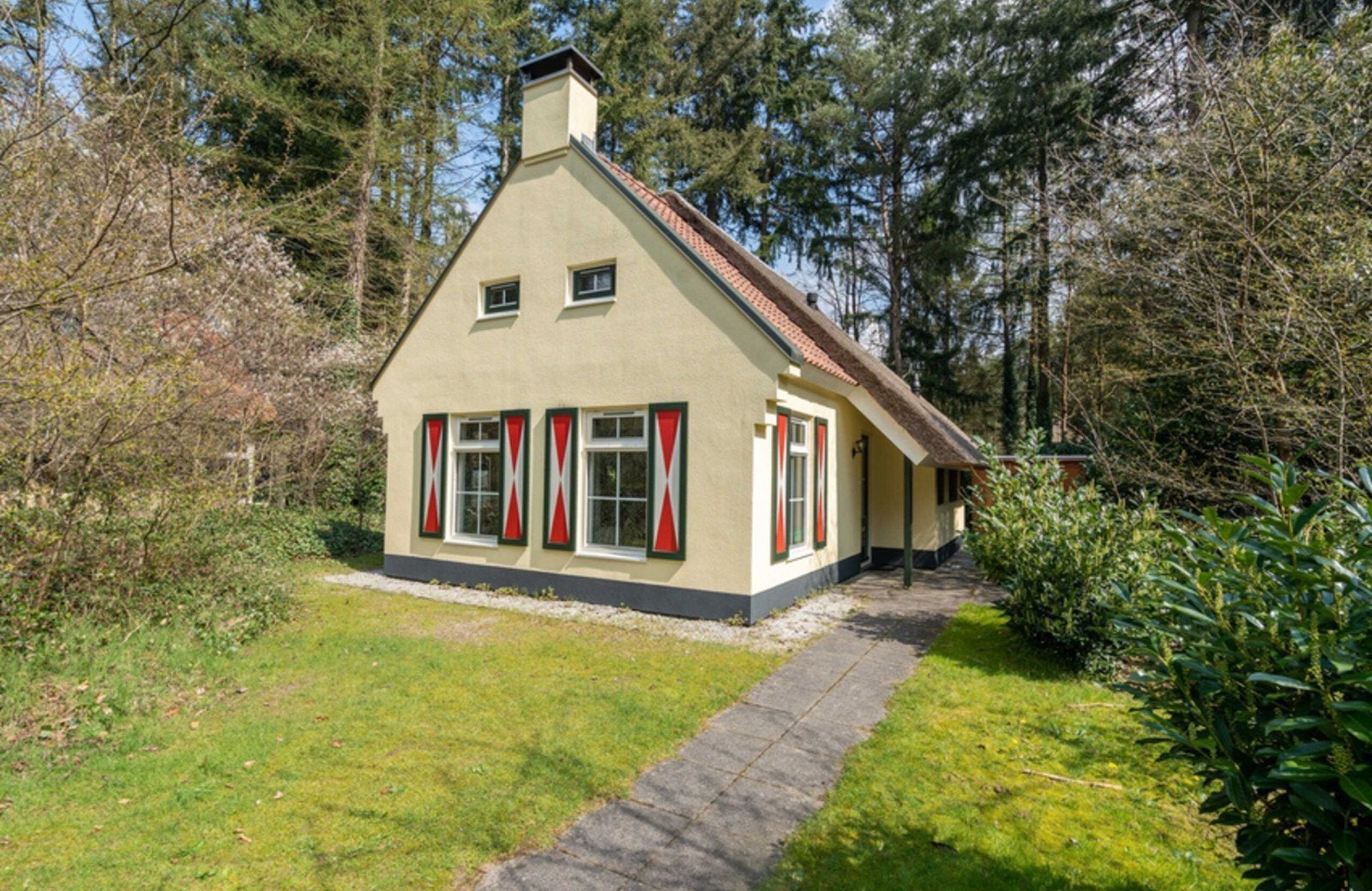 Prachtige vakantiewoning te huur in ‘t Wildryck, Diever, In bos, 2 slaapkamers, Recreatiepark, Tv
