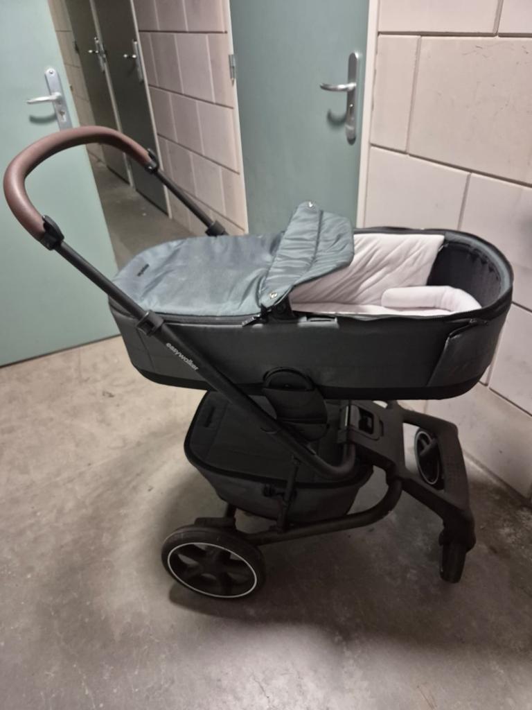 Easywalker Jimmey kinderwagen - pine green, Gebruikt, Met reiswieg, Ophalen, Kinderwagen