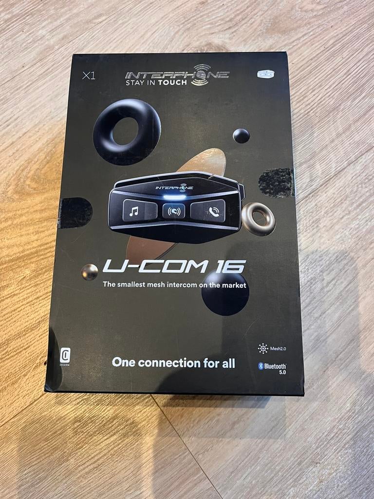 Interphone U-Com 16 motor bluetooth communicatieset - nieuw, Motoren, Ophalen of Verzenden, Nieuw