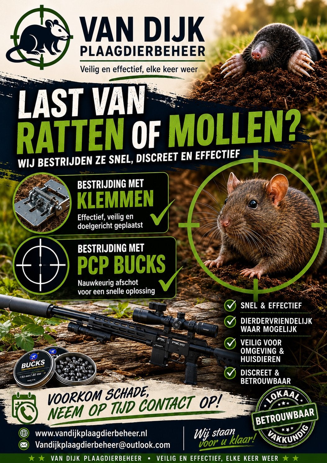 Last van ratten of mollen?, Muizen of Ratten