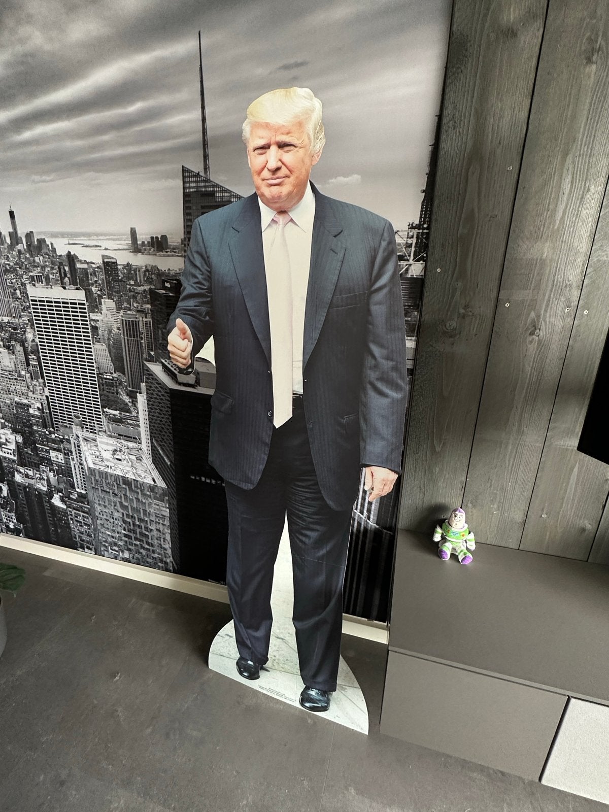 Donald Trump Kartonnen Uitsnede - Levensgroot, Overige thema's, Ophalen of Verzenden, Zo goed als nieuw, Papier of Karton