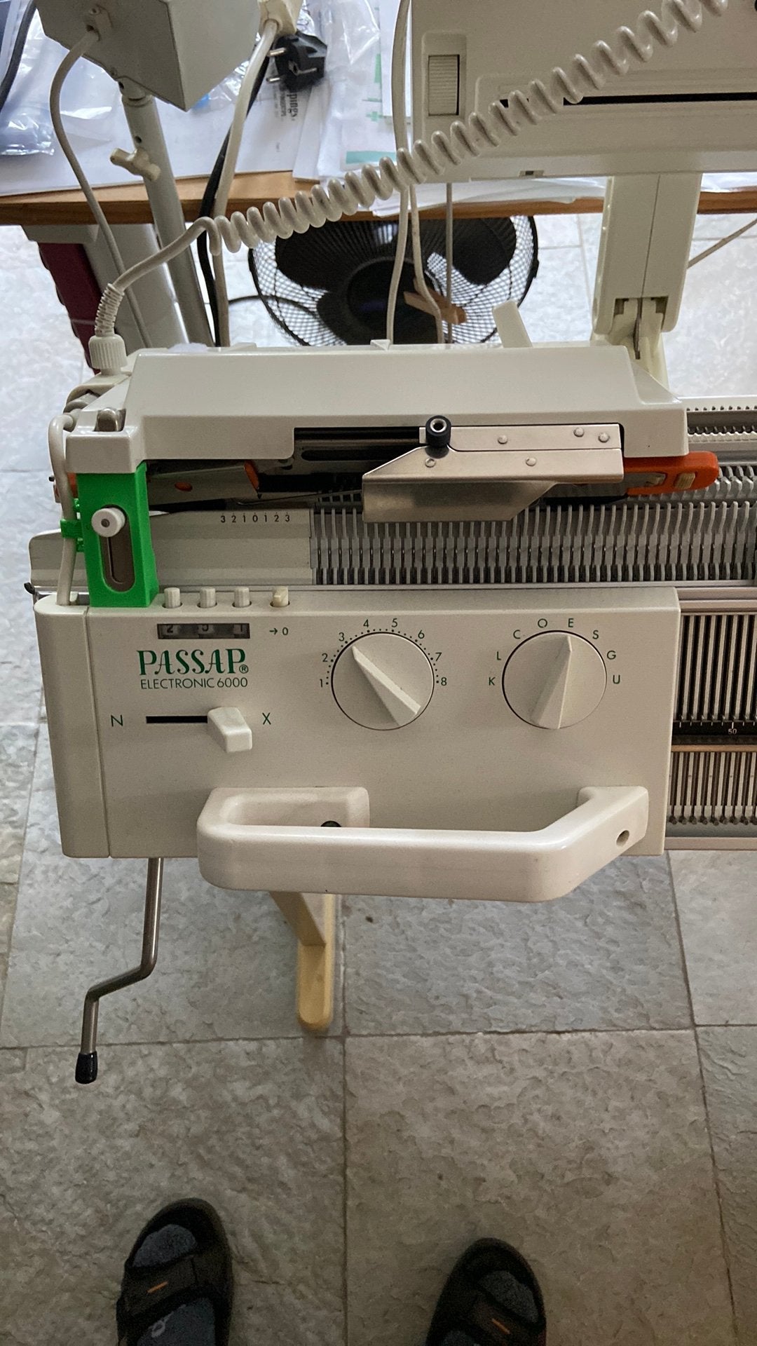 Breimachine Passap electronic 6000, Ophalen, Gebruikt, Breien, Machine