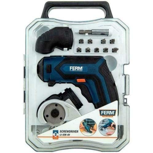 FERM accu-schroevendraaier 14-delig | 4 volt, Ophalen, Nieuw