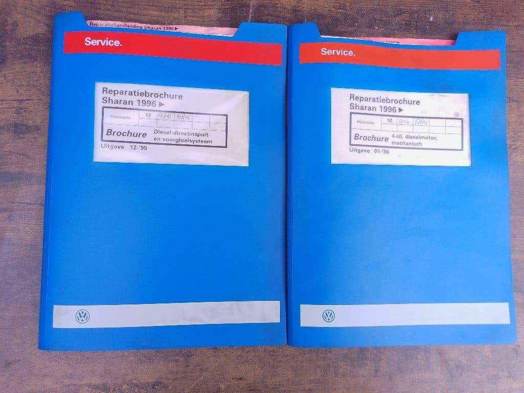 Vw Sharan dealer werkplaatsboeken 1.9 TDi motor AFN  AHU  1Z, Boeken, Ophalen of Verzenden, Gelezen, Volkswagen