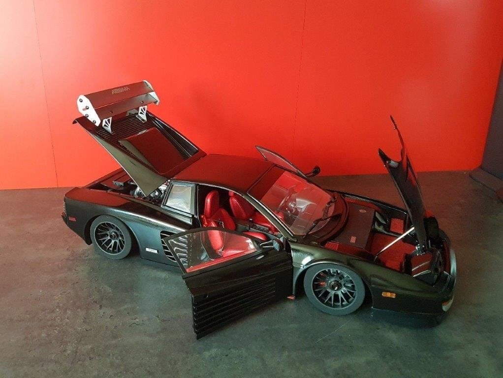 Ferrari 1/8 Pocher 1/8 512TR Testarossa coupè Cabrio Targa, Ophalen of Verzenden, Zo goed als nieuw, 1:5 t/m 1:8, Auto