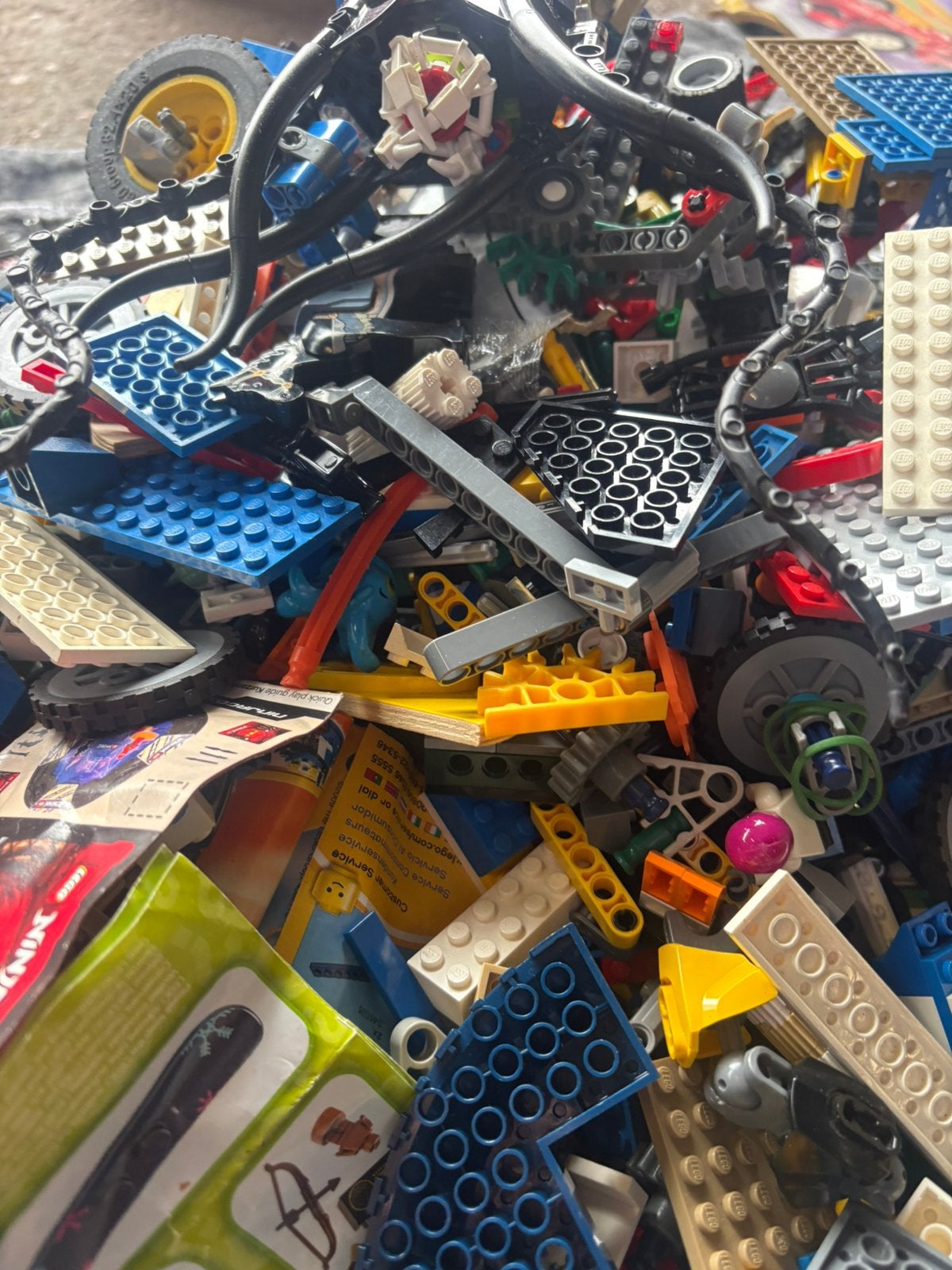 Big shopper vol lego 8,5 kilo, Ophalen, Gebruikt, Overige merken