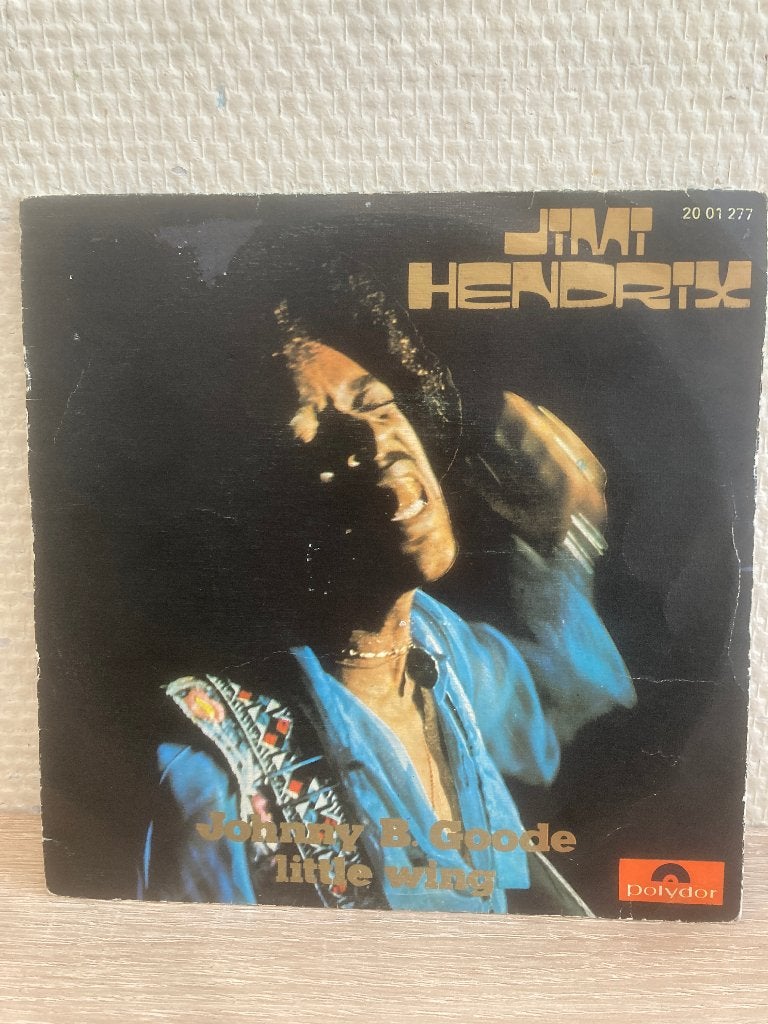 Jimi Hendrix Johnny B. Goode little wing Spain 7inch, Cd's en Dvd's, Ophalen of Verzenden, Gebruikt, 7 inch, Pop