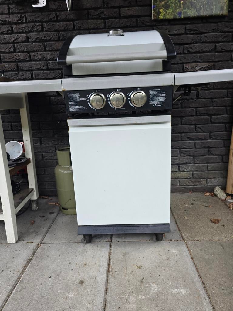 Patton Chef 3 gasbarbecue met 2 branders en hoes, Ophalen of Verzenden, Gebruikt, Patton