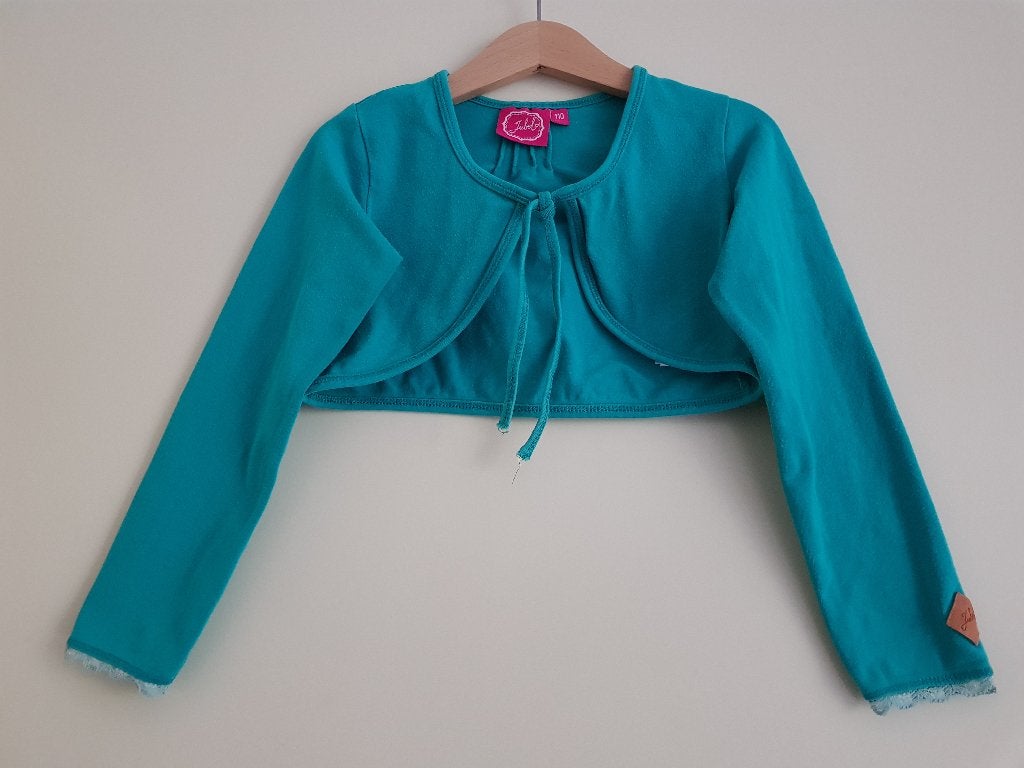 Kort vest / vestje / bolero meisjes -- maat 110 -- Jubel, Gebruikt, Meisje, Trui of Vest, Ophalen of Verzenden