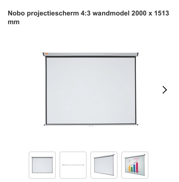 Presentatie scherm, Ophalen