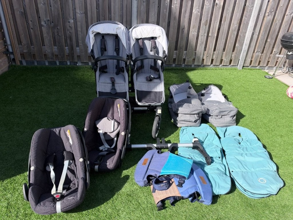 Bugaboo Donkey twin - Complete tweeling/duowagen, Ophalen, Gebruikt, Bugaboo, Duowagen
