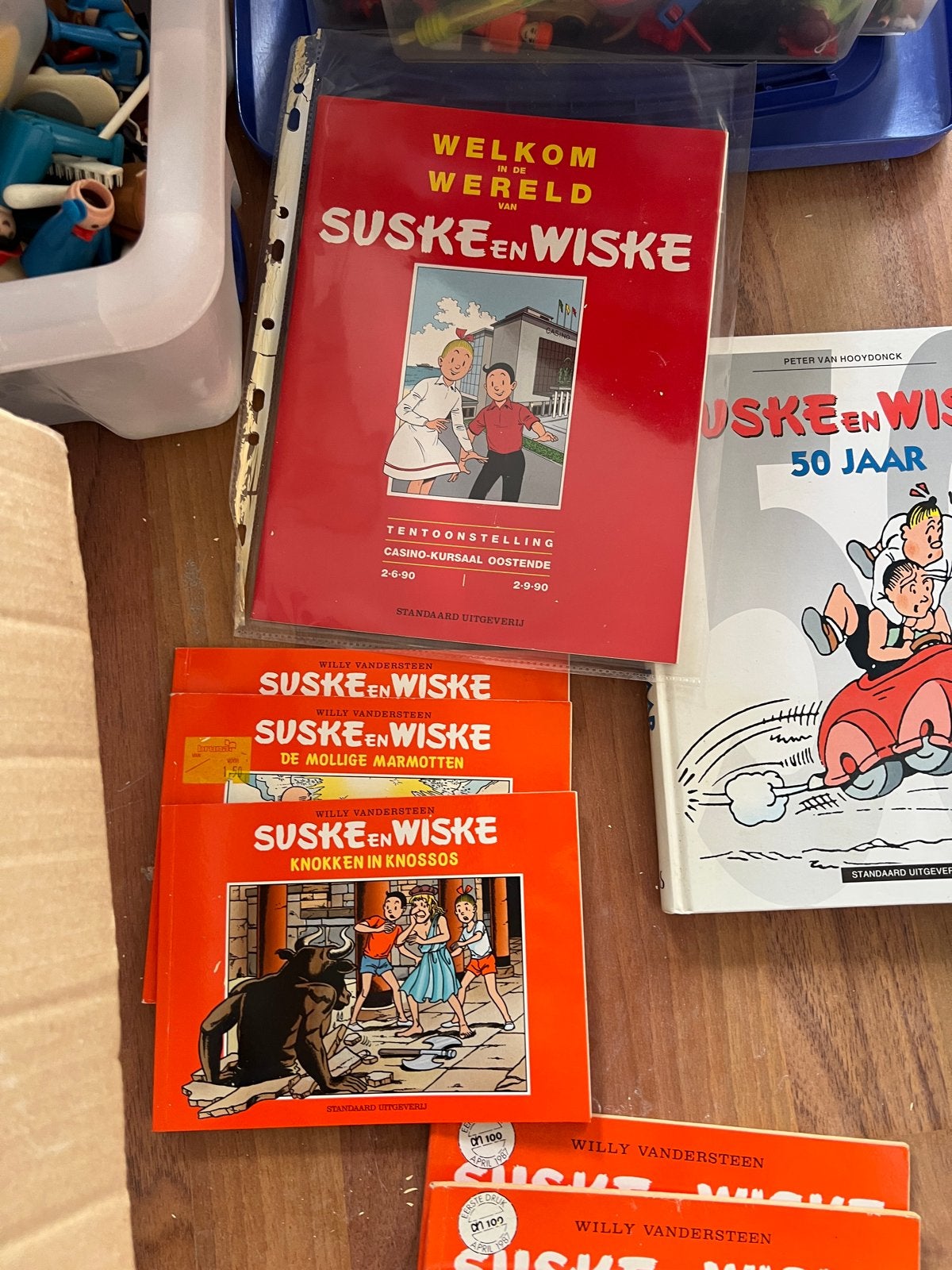 Mini Suske en Wiske en tentoonstelling exemplaar, Meerdere stripboeken, Ophalen of Verzenden, Gelezen