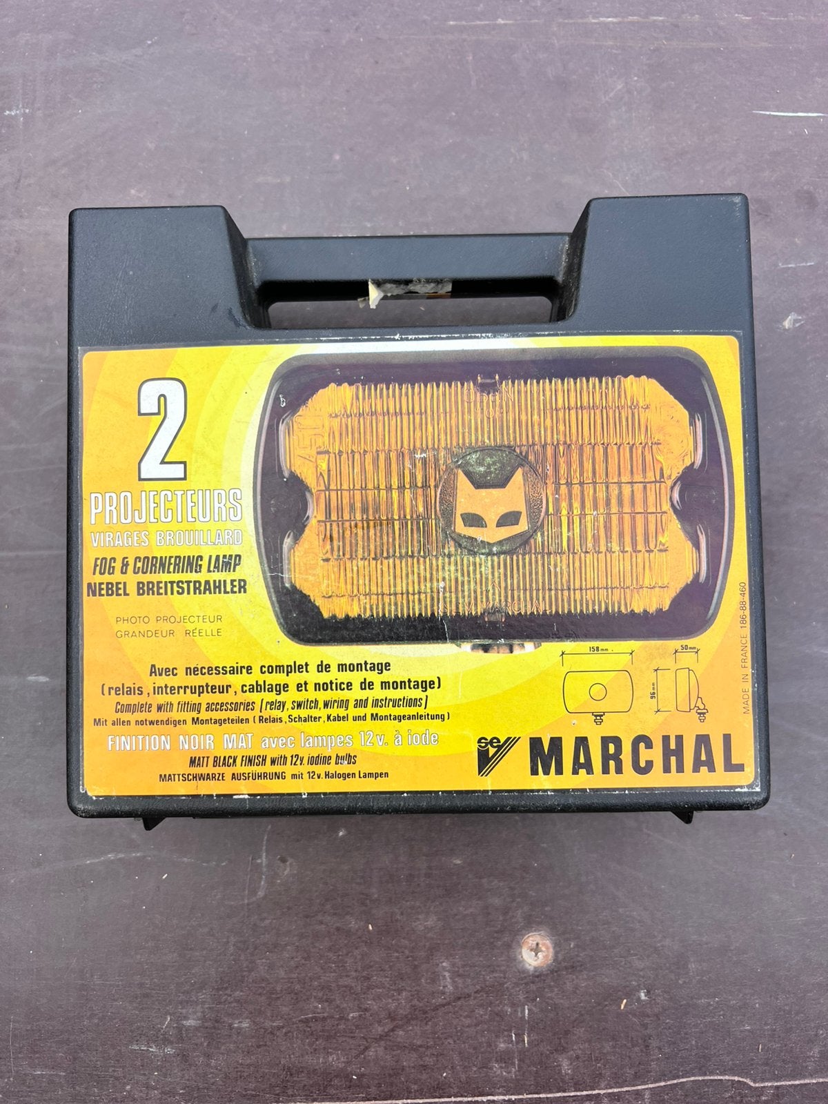 SEV Marchal 750/759 rallylamp– NOS/ongebruikt – orig. koffer, Auto-onderdelen, Ophalen, Nieuw