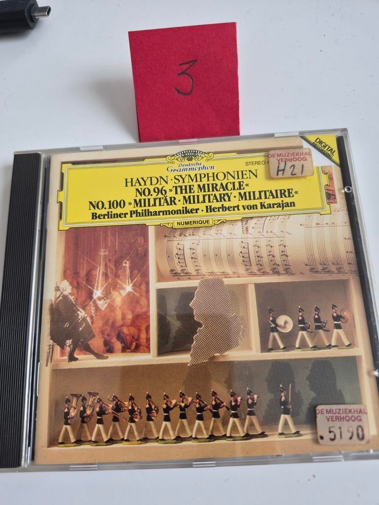 Haydn: Symfonieën 96 'The Miracle' & 100 'Militair' CD, Ophalen of Verzenden, Classicisme, Gebruikt, Orkest of Ballet