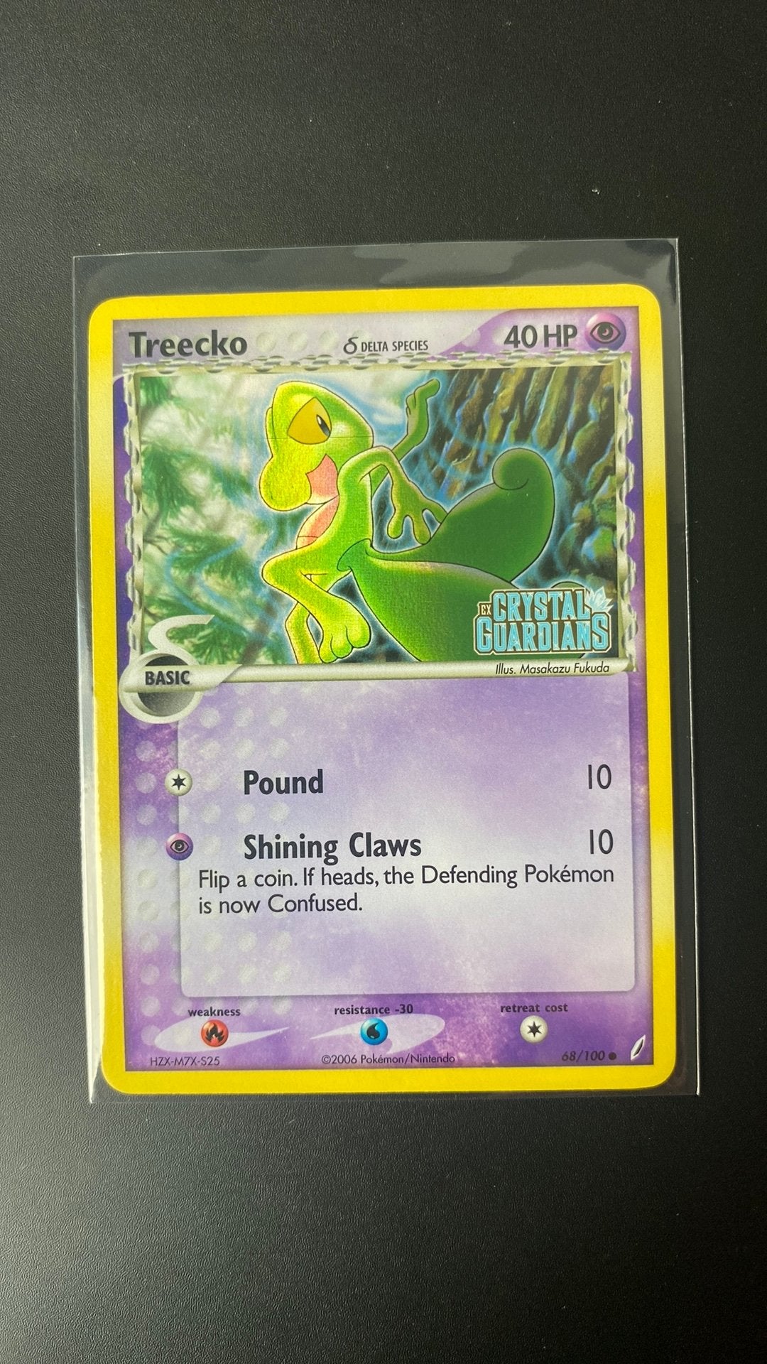 Pokémon Kaart - Treecko Delta Species Holo, Ophalen of Verzenden, Zo goed als nieuw, Losse kaart