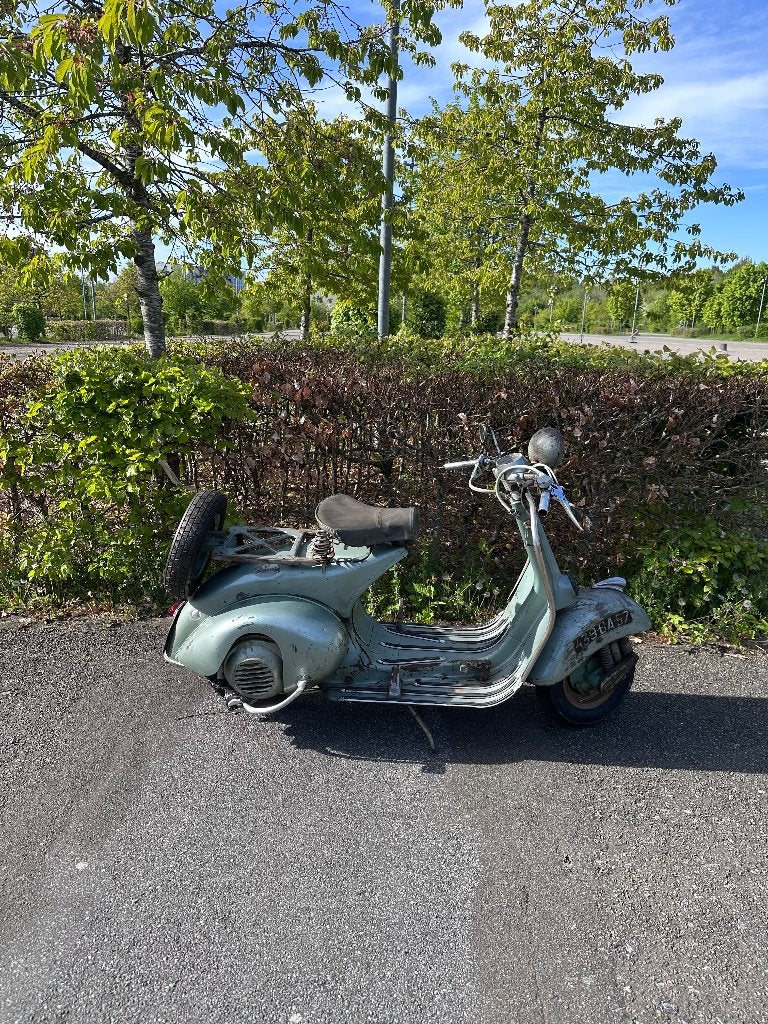 Vespa Acma 1952, Ophalen, Zo goed als nieuw, Benzine
