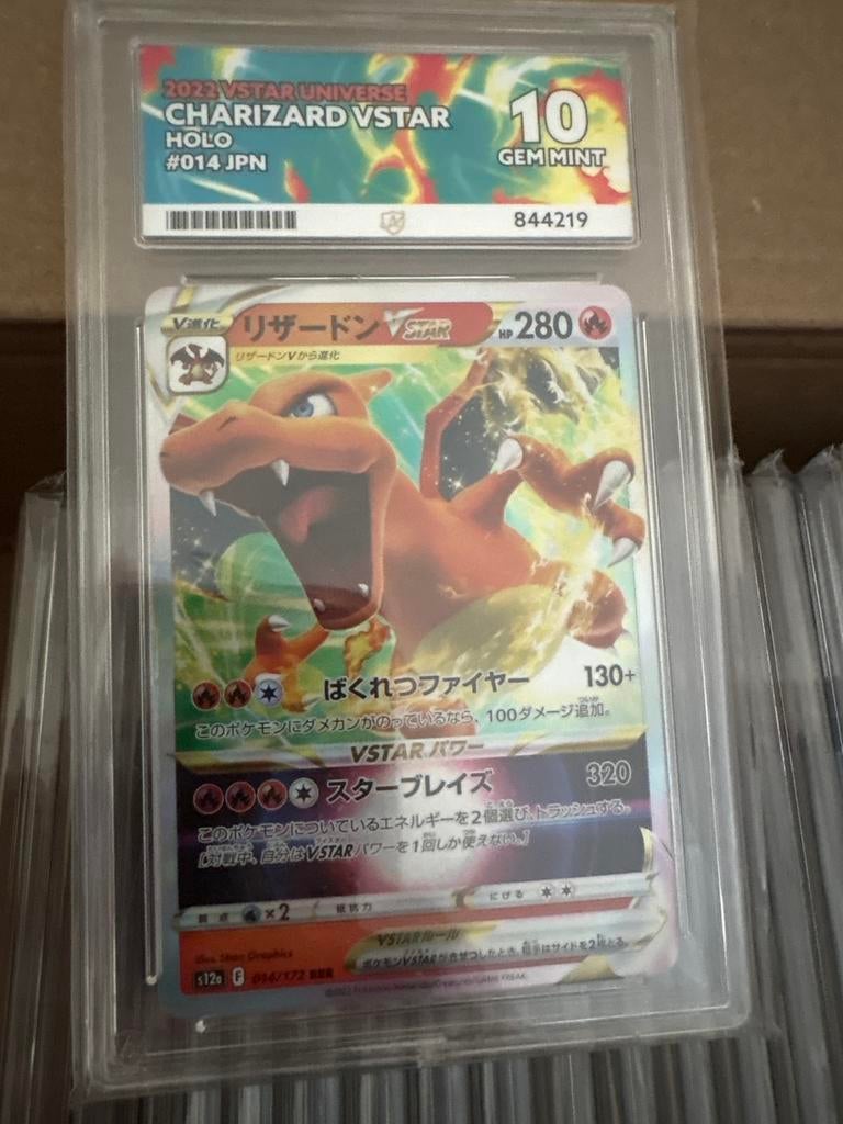 Charizard VSTAR Holo #014JPN ace 10 Gem Mint Pokémon Kaart, Ophalen of Verzenden, Nieuw, Losse kaart, Foil