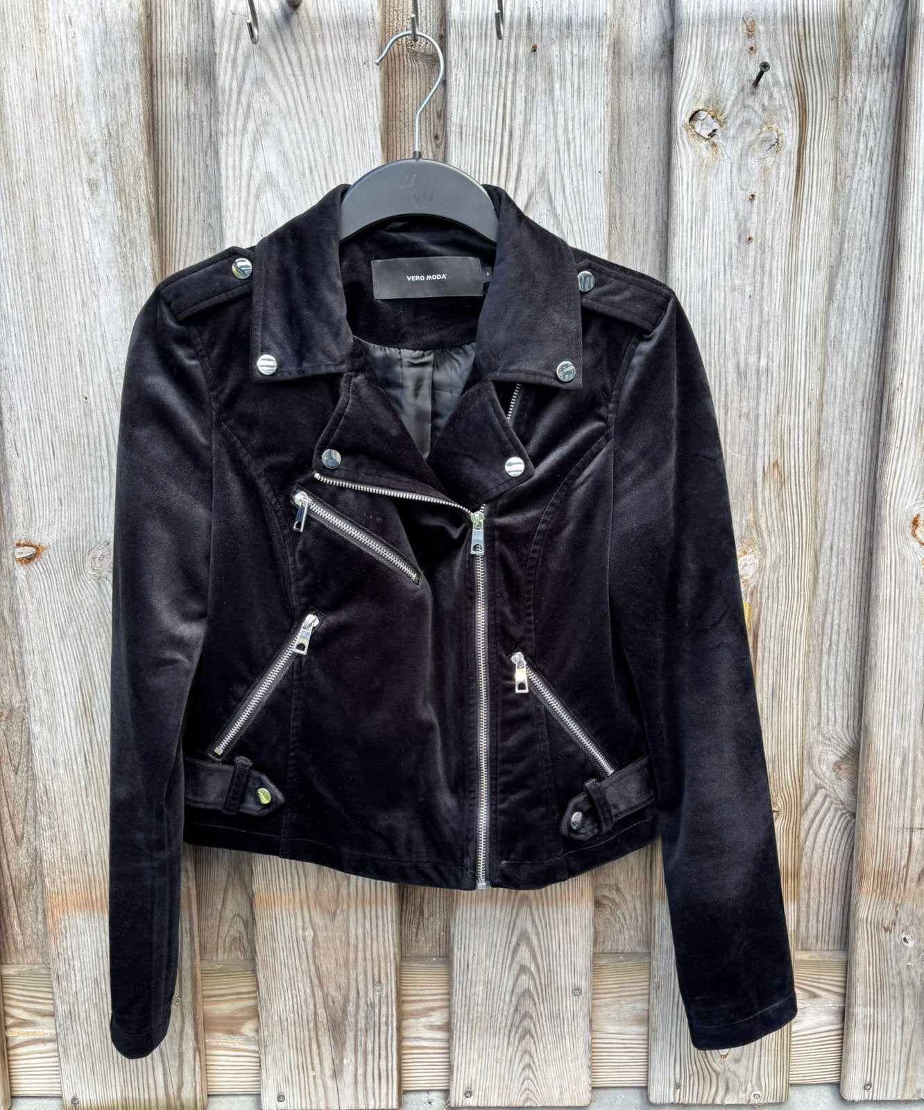 Prachtig zwart fluwelen damesjasje / colbert / blazer, mt S., Kleding | Dames, Zwart, Ophalen of Verzenden, Zo goed als nieuw