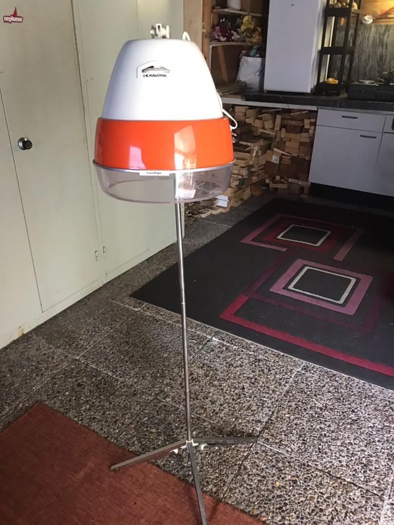 Vintage Kalorik Flamingo Haardroger op standaard, Ophalen of Verzenden, Gebruikt, Haarverzorging