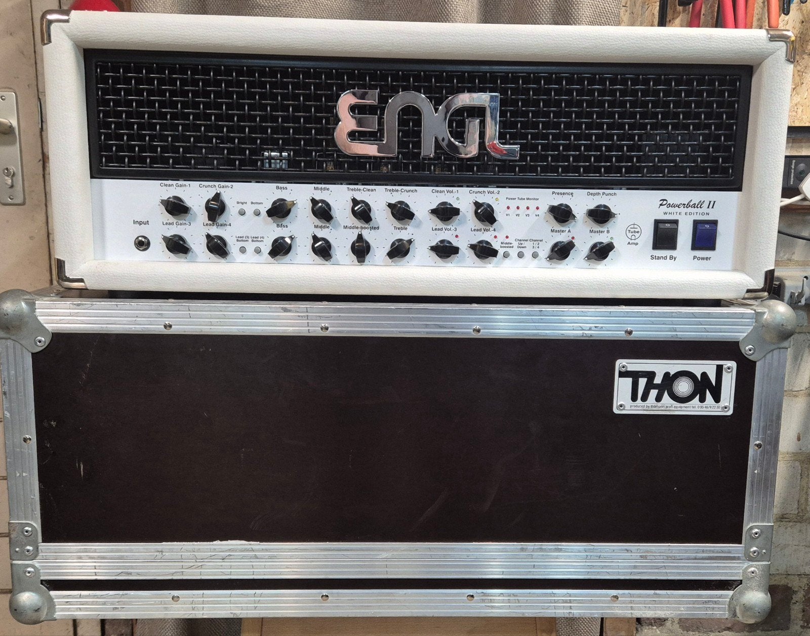 ENGL Powerball II 100watt White Edition gitaarversterker, Muziek en Instrumenten, Ophalen, Zo goed als nieuw, Gitaar, 100 watt of meer