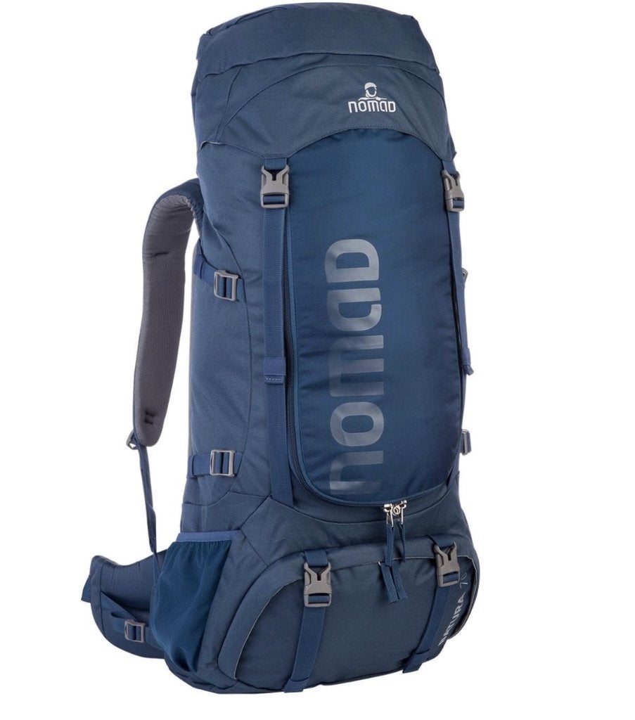 Backpack van NOMAD Batura SlimFit 55L (Blauw), Ophalen, Nomad, 25 tot 40 cm, Zo goed als nieuw