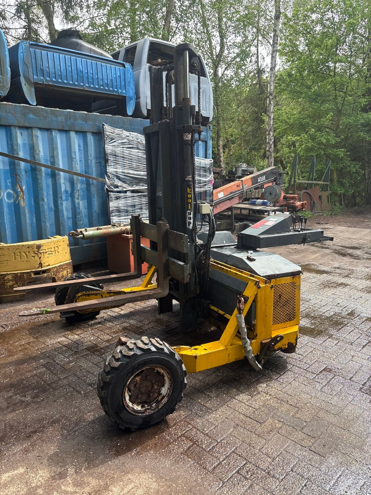 Kooiaap kubota, Ophalen, Gebruikt