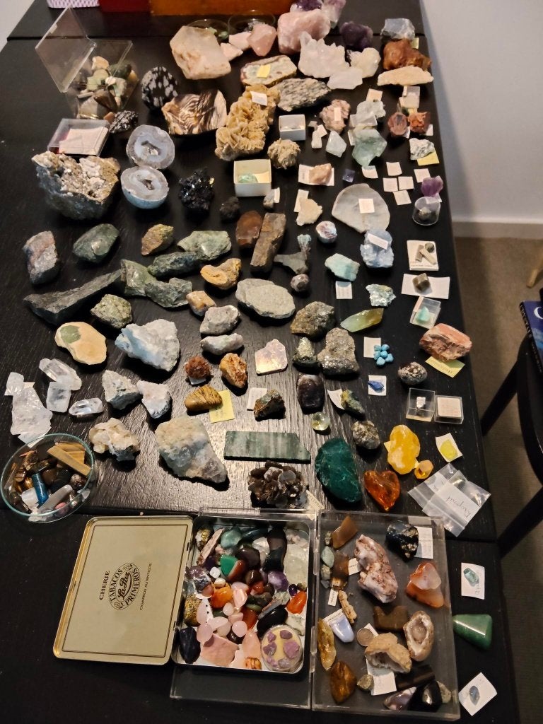 grote verzameling stenen mineralen, Ophalen, Mineraal