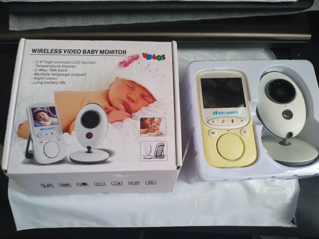 Video Babyfoon met tweeweg audio en camera, Ophalen of Verzenden, Gebruikt, Camera