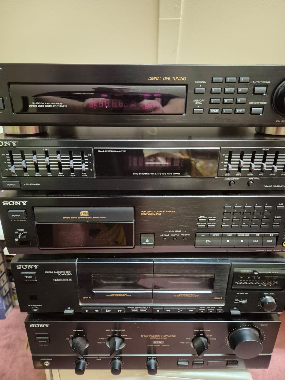 Stereotoren Sony IZGST, Ophalen
