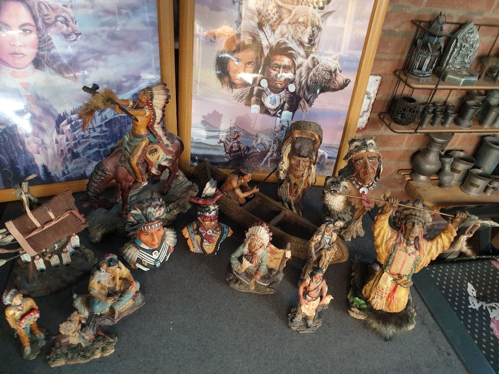 Indianenbeelden, Ophalen, Beeld