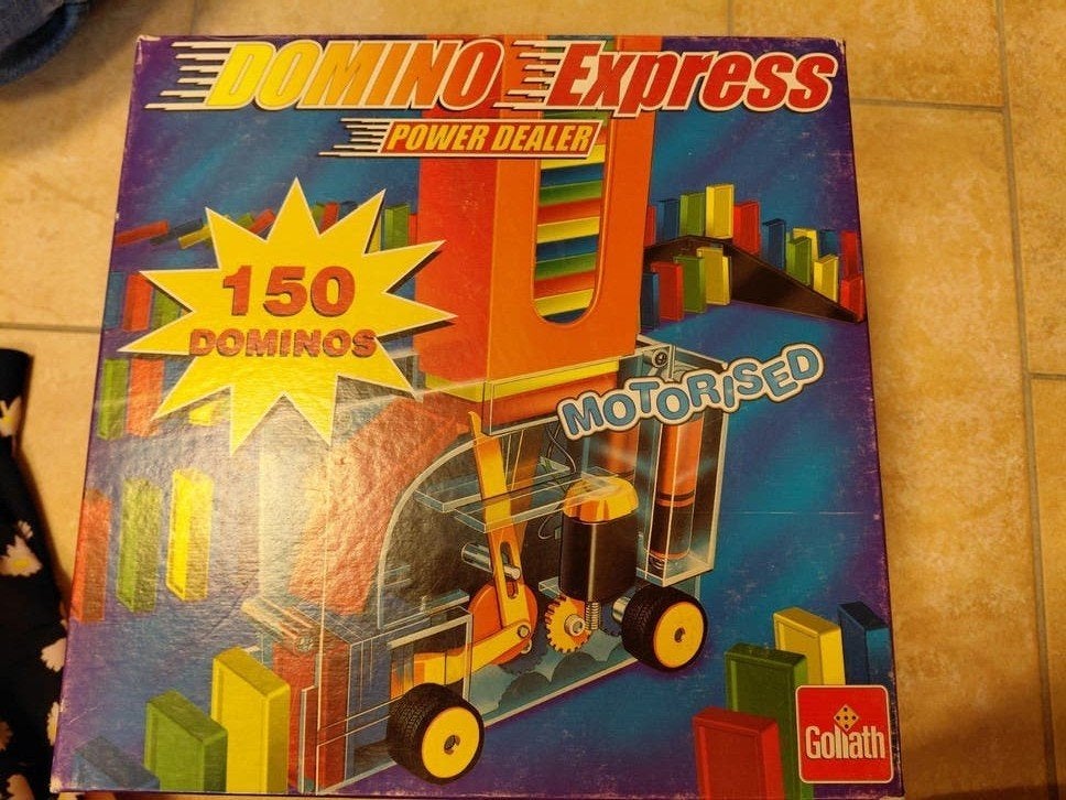 Domino Express Power Dealer Goliath - 150 dominostenen, Ophalen of Verzenden