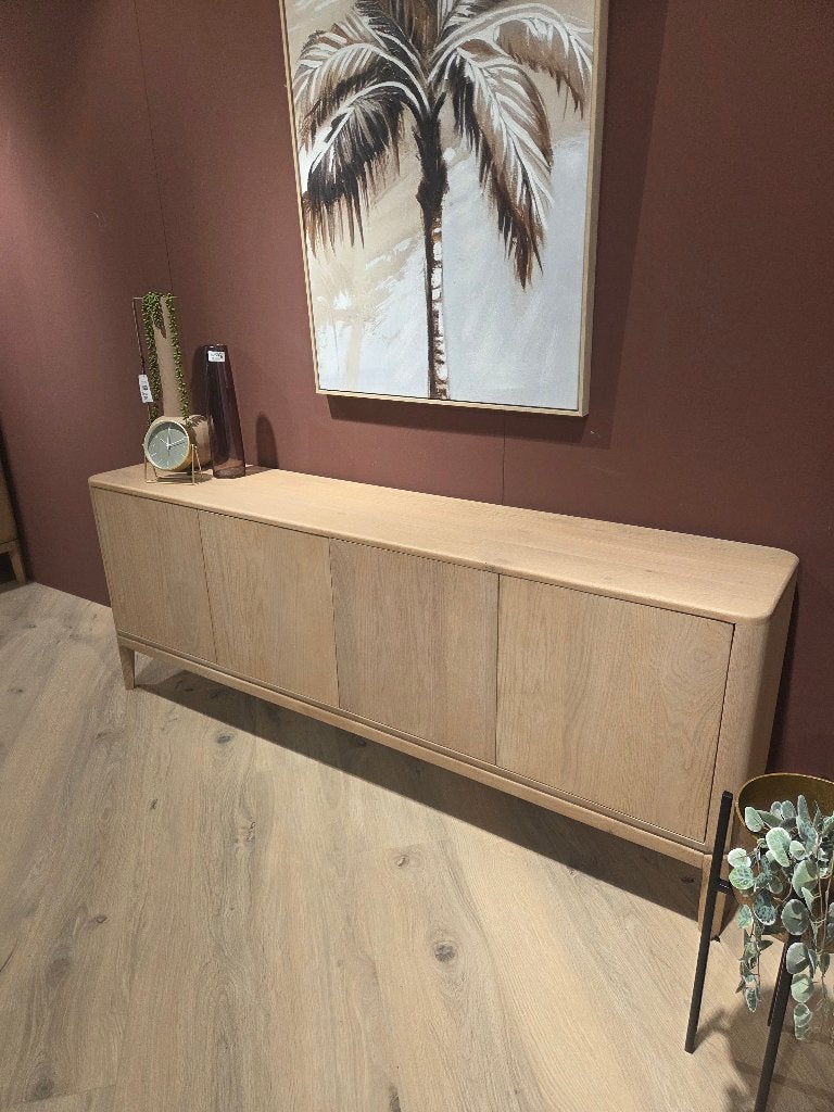Dressoir Harvey, Ophalen, Met deur(en), 150 tot 200 cm, Eikenhout