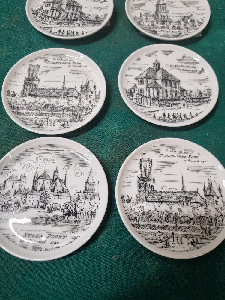 onderzetters emmerich met kerken 7x, Ophalen of Verzenden, 'T Olde Gre-j, Info@toldegrej.nl, Endepoelstraat 20f Didam