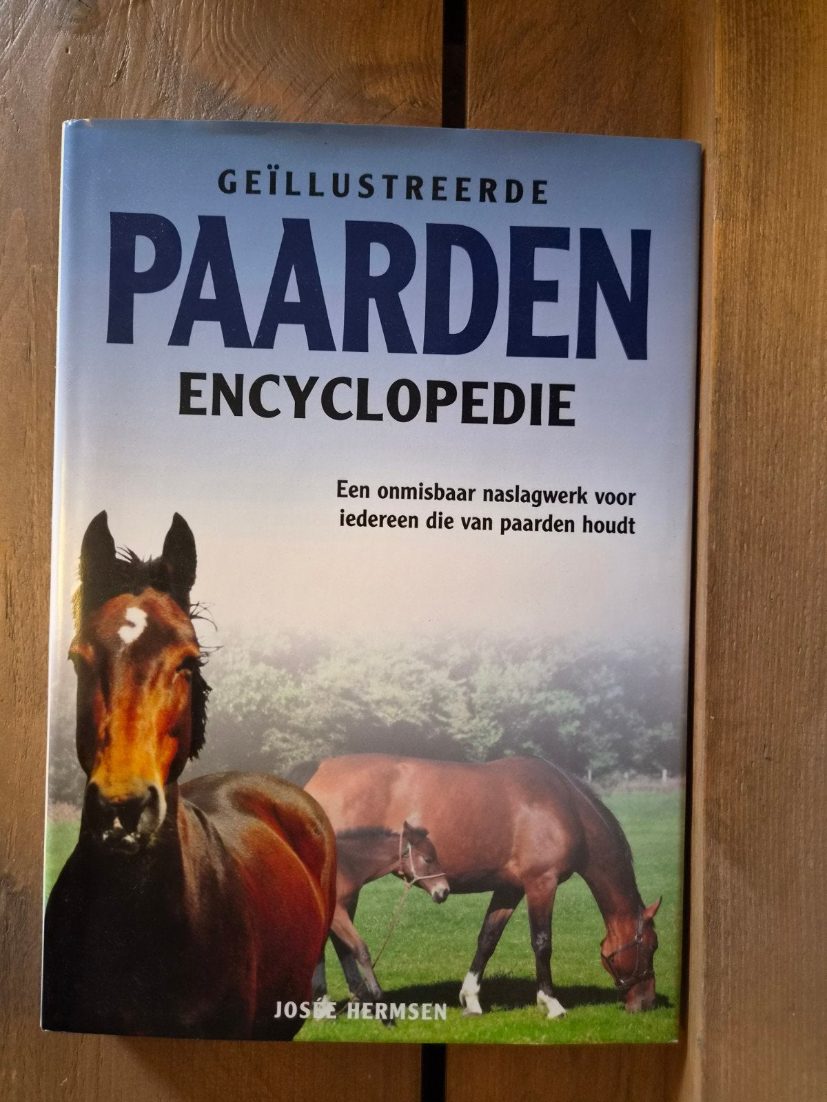 Geïllustreerde Paarden Encyclopedie - Josée Hermsen, Boeken, Gelezen, Ophalen of Verzenden, Los deel, Josée Hermsen