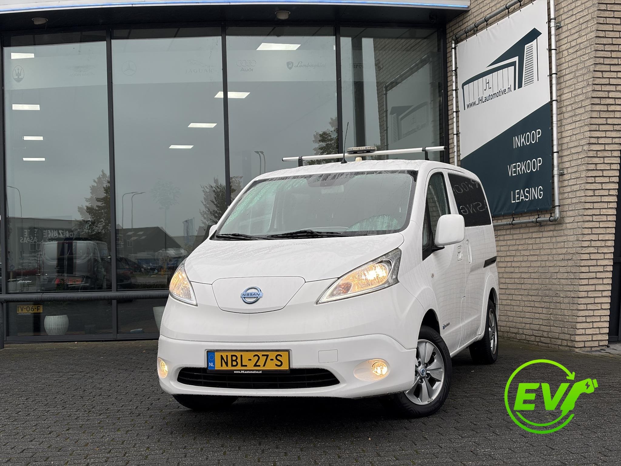 Nissan e-NV200 Evalia 40 kWh Connect Edition*2XSCHUIF*A/C*CA, Auto's, Stof, Wit, 150 kg, 1567 kg