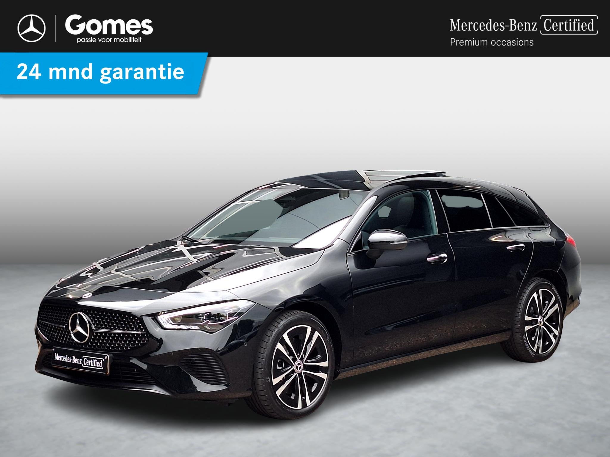 Mercedes-Benz CLA-klasse Shooting Brake 250 e Star Edition |, CLA, Gebruikt, Leder en Stof, Zwart