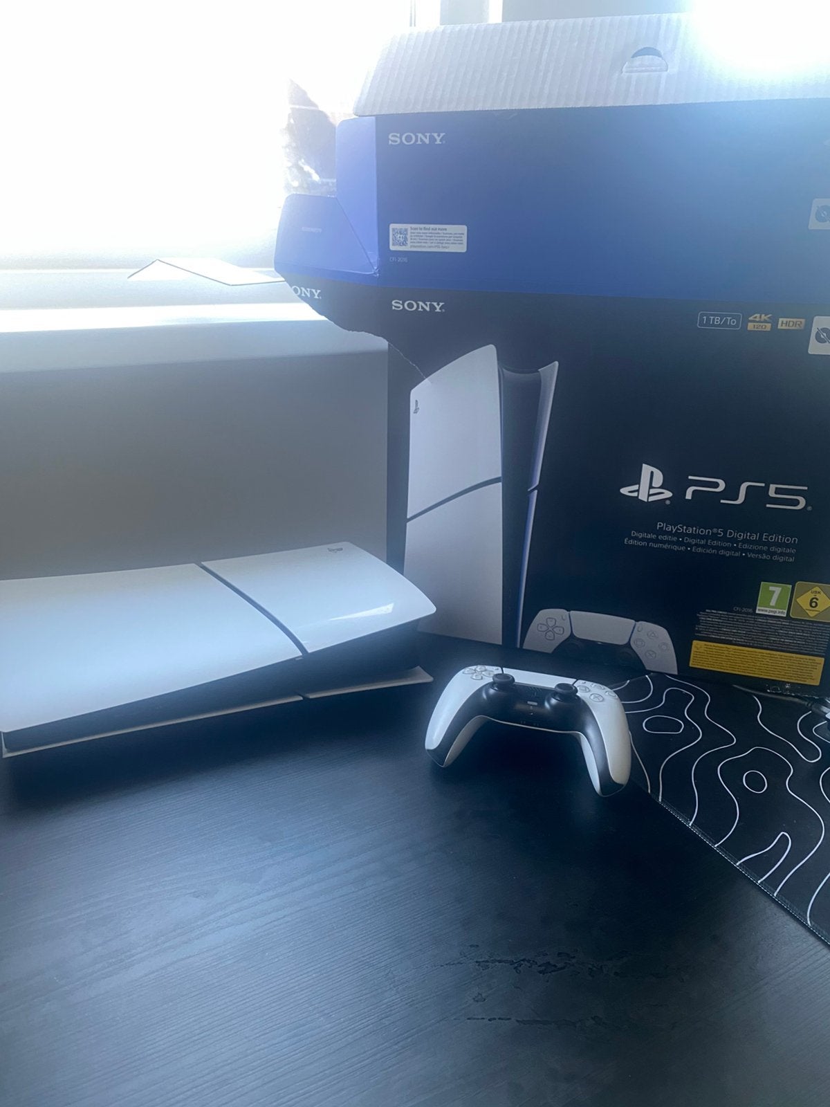 Ps5 slim digital, Spelcomputers en Games, Spelcomputers | Sony PlayStation 5, Ophalen, Zo goed als nieuw