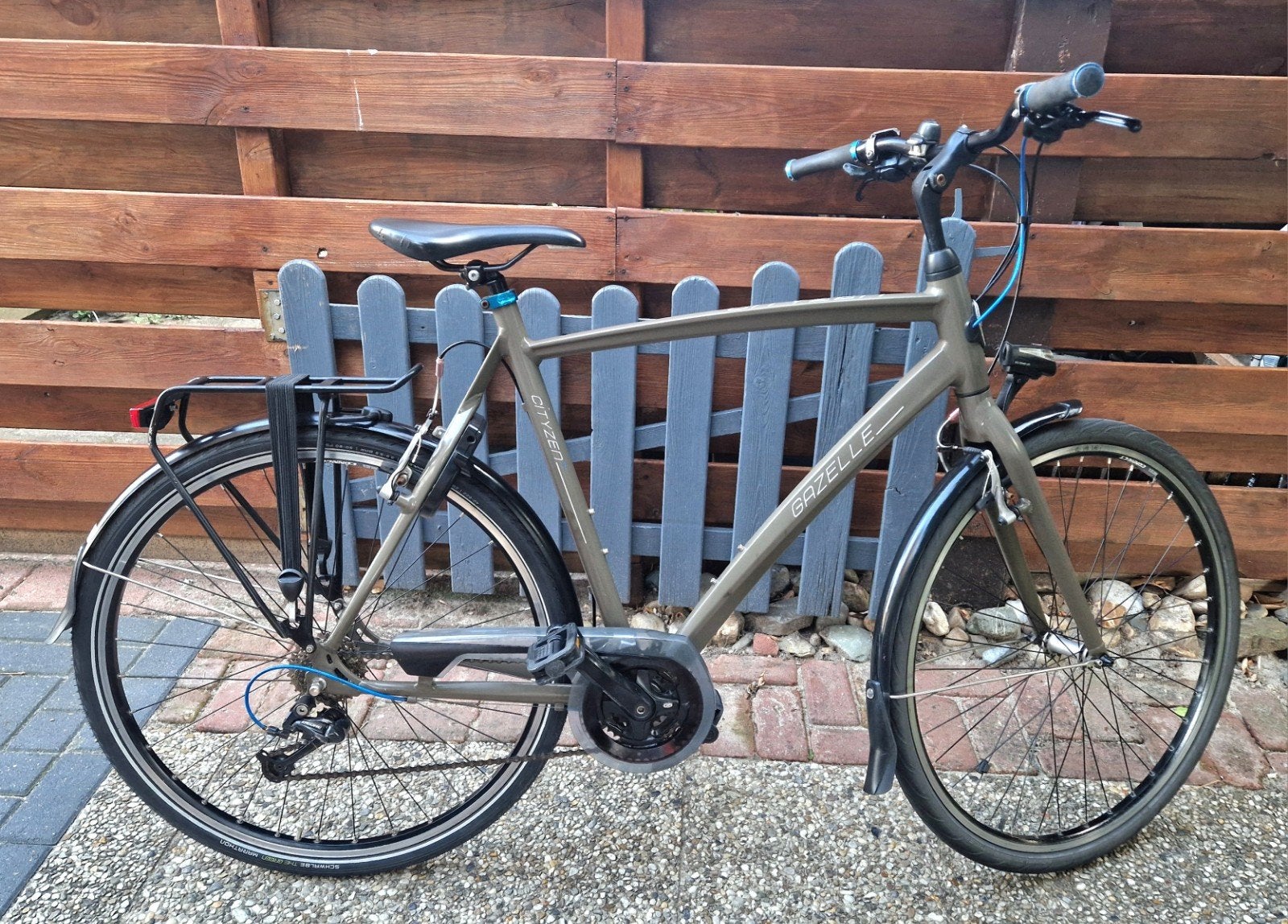 sportieve Gazelle heren fiets, Fietsen en Brommers, Fietsen | Heren | Herenfietsen, 57 tot 61 cm, Ophalen of Verzenden, Gebruikt