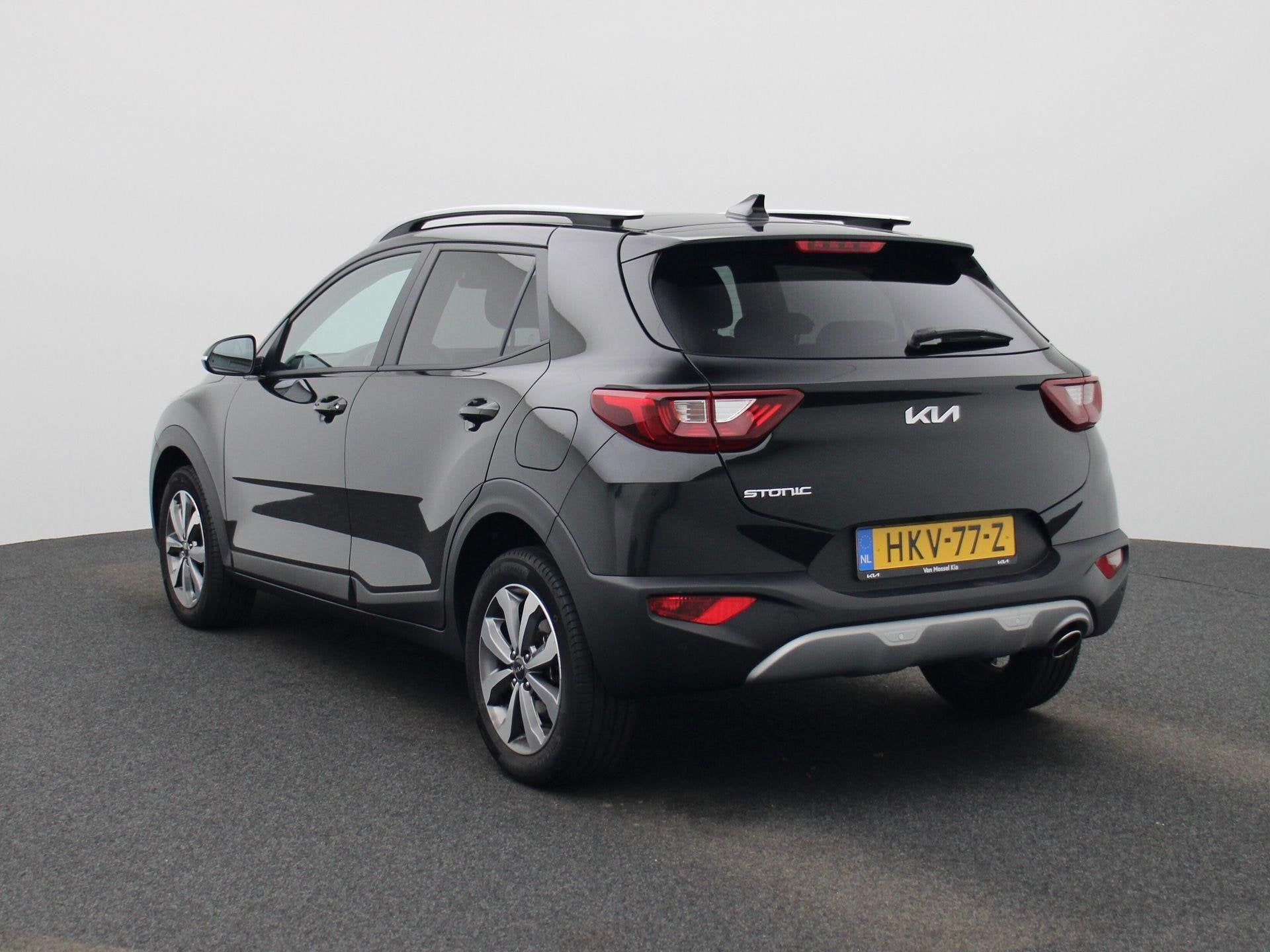 Kia Stonic 1.0 T-GDi MHEV DynamicPlusLine | Climate Control, Auto's, Kia, Euro 6, Zwart, Origineel Nederlands, Bedrijf