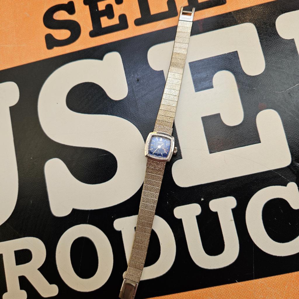 Seiko 17-3050 1970 Vintage Watch White Gold Plated, Sieraden, Tassen en Uiterlijk, Portemonnees, Zo goed als nieuw