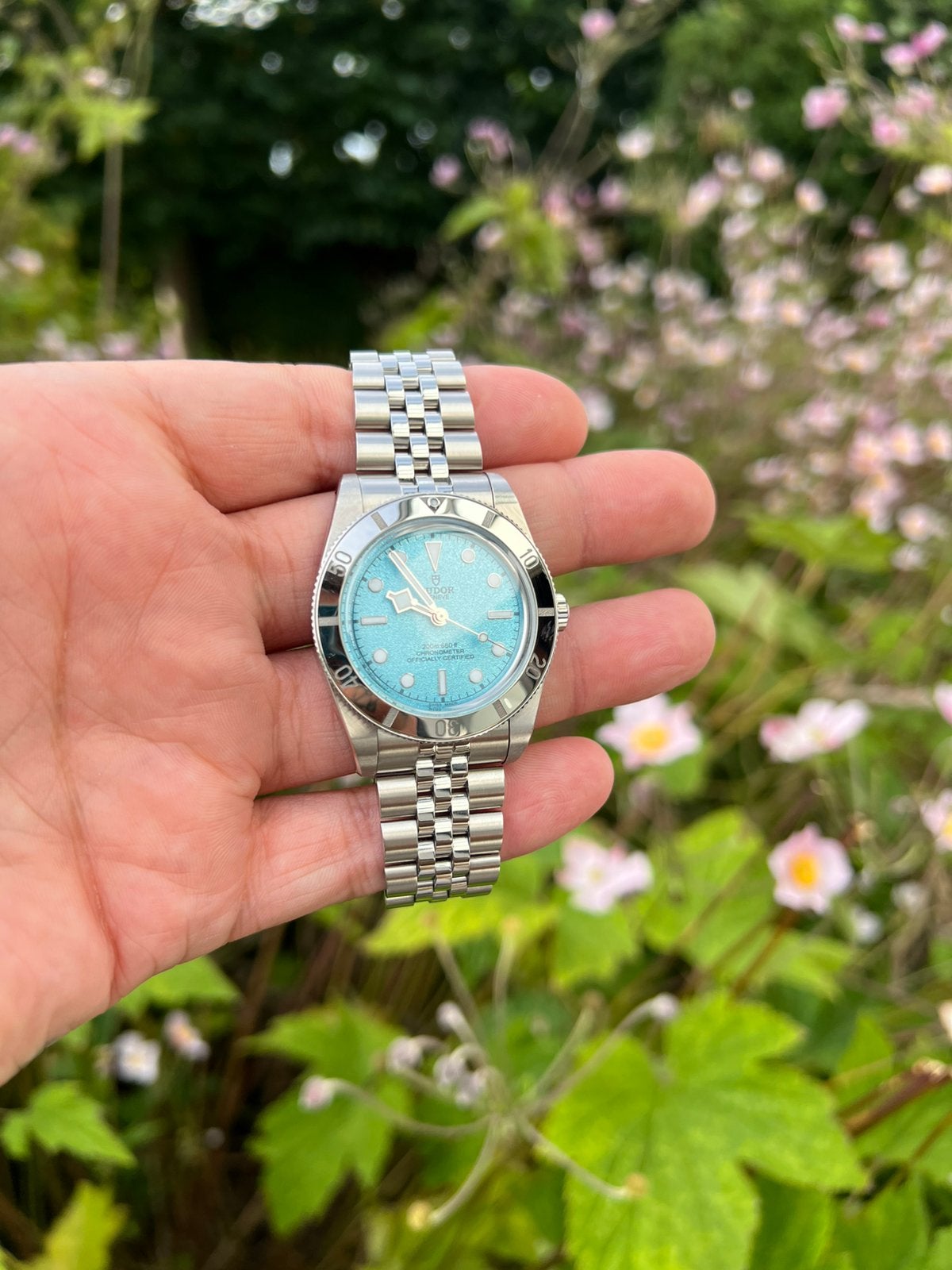 Tudor BB54 blue lagoon, Ophalen, Zo goed als nieuw, Staal
