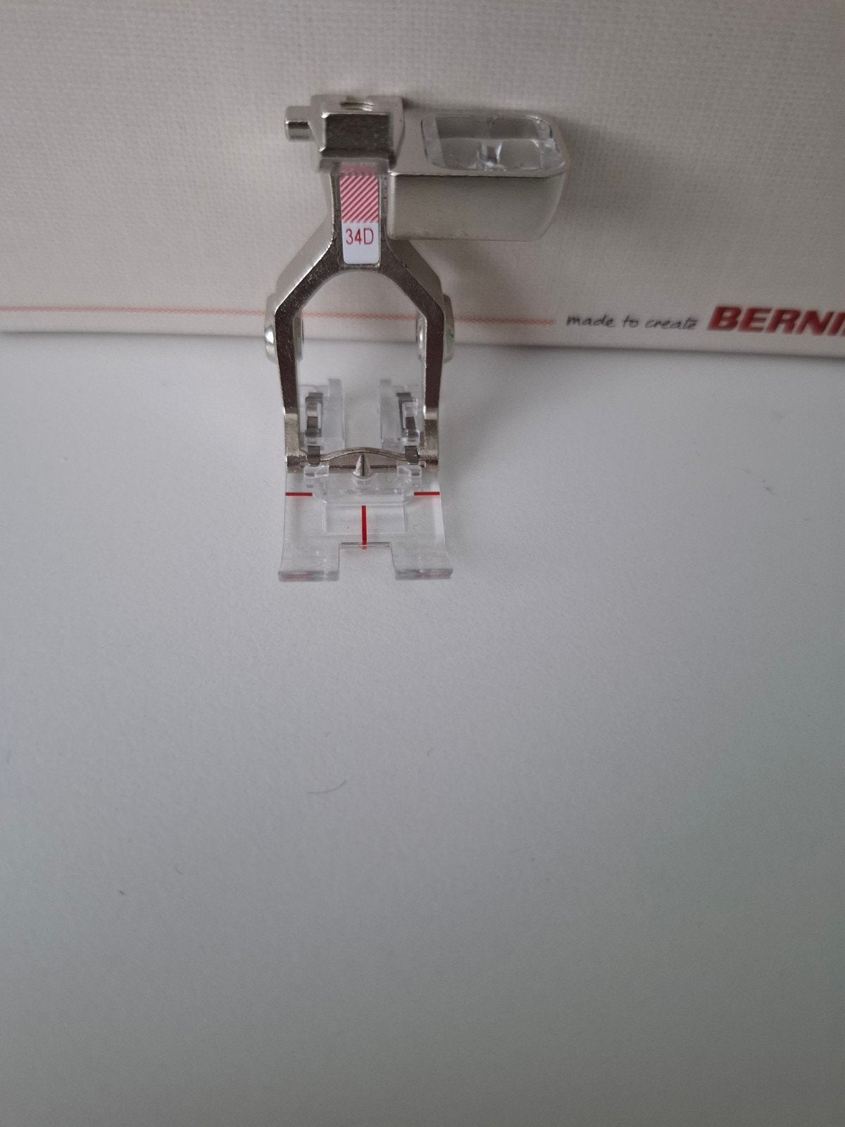 Bernina transparante voet 34D, Ophalen of Verzenden, Zo goed als nieuw, Toebehoren, Bernina