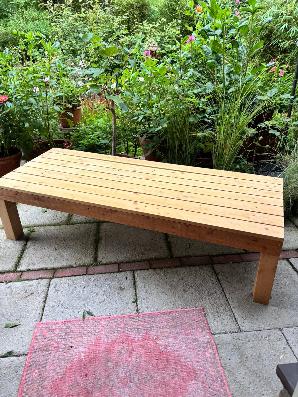 Tuinbank, Ophalen, Zo goed als nieuw, Hout