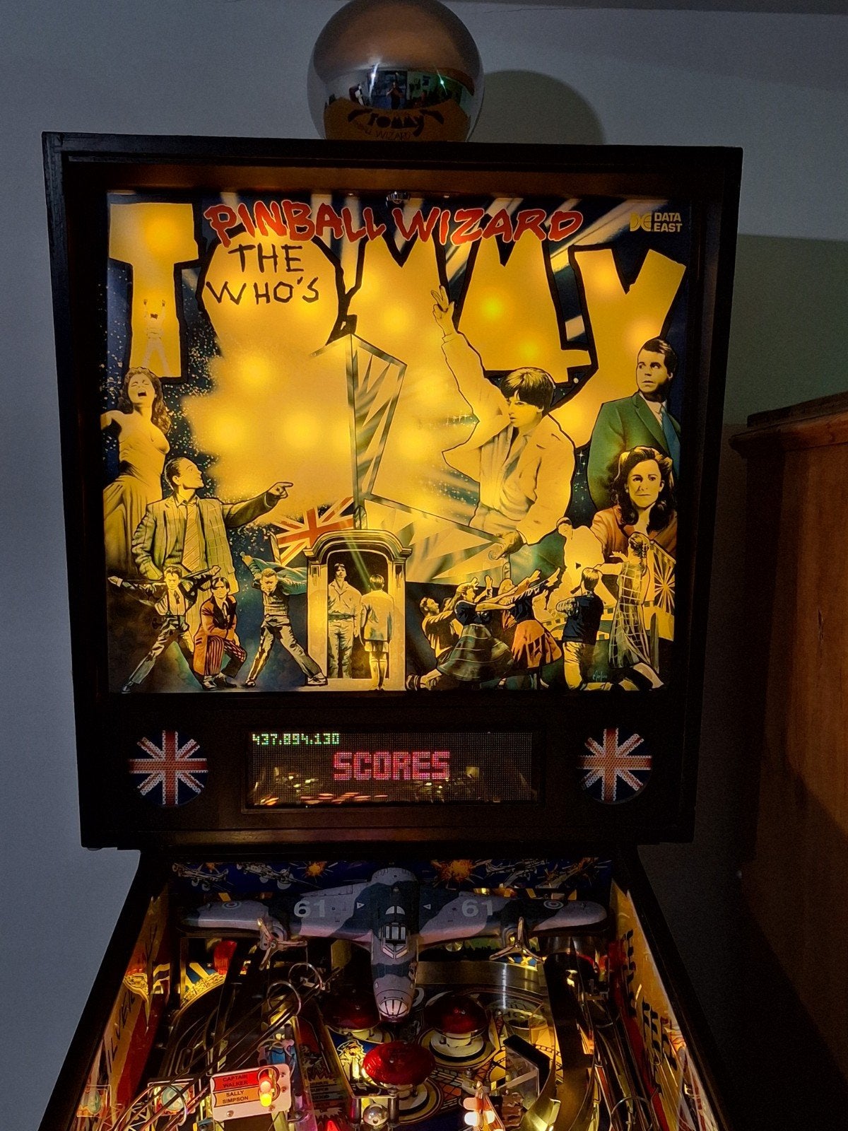 Tommy the who data east pinball, Ophalen of Verzenden, Flipperkast