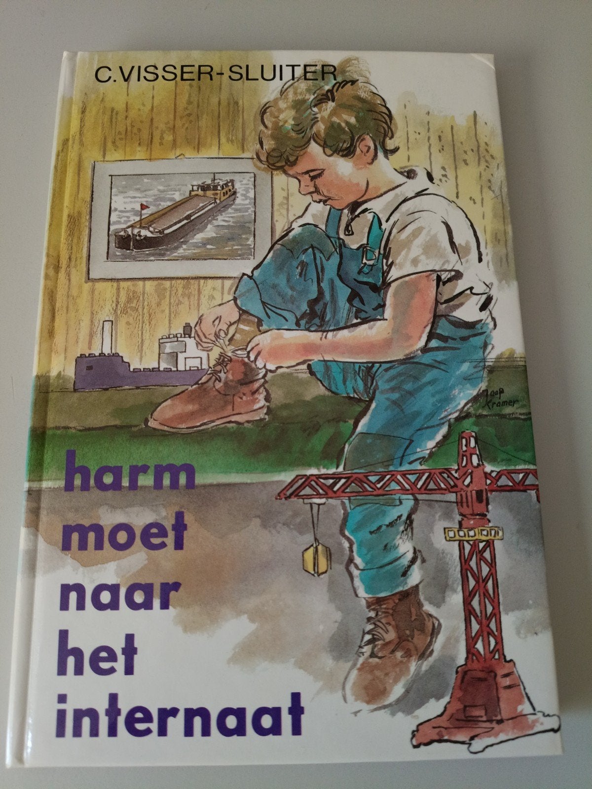 Harm moet naar het internaat - C. Visser-Sluiter, Ophalen of Verzenden, Zo goed als nieuw, C. Visser-Sluiter, Fictie algemeen